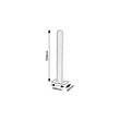 Rabalux SINDRI asztali lámpa fém, műanyag, fekete, fehér, LED, 15W, 750lm, 3000K-4000K - 74194