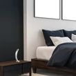 Rabalux JARNELLE asztali lámpa fém, műanyag, króm, fehér, LED, 12W, 850lm, 3000K - 74196