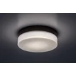 GAELO fürdőszobai mennyezet lámpa fém, műanyag, fekete, fehér, LED, 4000K, 15W, 1150lm, IP44 - 75025