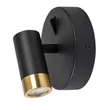 Rabalux KADIR fürdőszobai fali lámpa fém, fekete, arany, LED, 3W,4000K, 270Lm, IP44 - 75040
