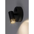 Rabalux KADIR fürdőszobai fali lámpa fém, fekete, arany, LED, 3W,4000K, 270Lm, IP44 - 75040