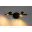 Rabalux KADIR fürdőszobai fali lámpa fém, fekete, arany, LED, 6W,4000K, 550Lm, IP44 - 75041