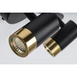 Rabalux KADIR fürdőszobai fali lámpa fém, fekete, arany, LED, 6W,4000K, 550Lm, IP44 - 75041