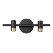 Rabalux KADIR fürdőszobai fali lámpa fém, fekete, arany, LED, 6W,4000K, 550Lm, IP44 - 75041