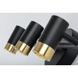 Rabalux KADIR fürdőszobai fali lámpa fém, fekete, arany, LED, 9W,4000K, 820Lm, IP44 - 75042