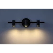 Rabalux KADIR fürdőszobai fali lámpa fém, fekete, arany, LED, 9W,4000K, 820Lm, IP44 - 75042