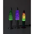Rabalux GLITTER asztali gyerek lámpa fém, üveg, ezüst, áttetsző, LED, 25W, 3000K, 29Lm - 76113
