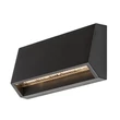 Rabalux IBAR kültéri fali lámpa műanyag, fekete, áttetsző, LED, 3W, 250lm, 3000K, IP54 - 77109
