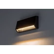 Rabalux IBAR kültéri fali lámpa műanyag, fekete, áttetsző, LED, 3W, 250lm, 3000K, IP54 - 77109