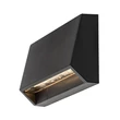 Rabalux IBAR kültéri fali lámpa műanyag, fekete, áttetsző, LED, 3W, 250lm, 3000K, IP54 - 77109