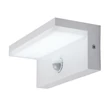 Rabalux ZARAGOZA kültéri fali lámpa mozgásérzékelővel műanyag, fehér, LED, 9W, 850lm, 2700K-4000K-6500K, IP54 - 77116