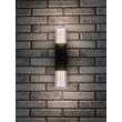 Rabalux DARVAS kültéri fali lámpa fém, műanyag, fekete, áttetsző, LED, 12W, 830lm, 2700K-4000K-6000K, IP54 - 77127