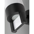 Rabalux LEITHA kültéri fali lámpa fém, műanyag, fekete, fehér, LED, 12W, 740lm, 3000K, IP44 - 77130