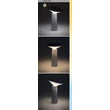 Rabalux POLPERRO dekor lámpa műanyag, fekete, fehér, LED, 3W, 180lm, 2800K-4000K-6500K - 77147