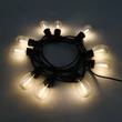 Rabalux ZIRC kültéri szolár lámpa műanyag, fekete, áttetsző, LED, 3.6W, 35lm, 2700K, IP44 - 77165