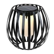 Rabalux SAVOCA kültéri szolár lámpa fém, műanyag, fekete, fehér, LED, 1W, 5lm, 3000K, IP44 - 77167