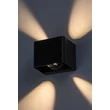 Rabalux HALLSTATT kültéri fali lámpa fém, üveg, antracit, áttetsző, LED, 10W, 320lm, 3000K, IP54 - 77168