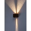 Rabalux HALLSTATT kültéri fali lámpa fém, üveg, barna, áttetsző, LED, 10W, 320lm, 3000K, IP54 - 77169