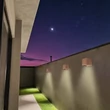 Rabalux HALLSTATT kültéri fali lámpa fém, üveg, barna, áttetsző, LED, 10W, 320lm, 3000K, IP54 - 77169