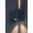 Rabalux HALLSTATT kültéri fali lámpa fém, üveg, szürke, áttetsző, LED, 10W, 360lm, 3000K, IP54 - 77170