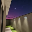 Rabalux HALLSTATT kültéri fali lámpa fém, üveg, szürke, áttetsző, LED, 10W, 360lm, 3000K, IP54 - 77170