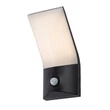Rabalux TOLNA kültéri fali lámpa mozgásérzékelővel fém, műanyag, fekete, fehér, LED, 10W, 770lm, 3000K, IP54 - 77172