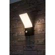 Rabalux TOLNA kültéri fali lámpa mozgásérzékelővel fém, műanyag, fekete, fehér, LED, 10W, 770lm, 3000K, IP54 - 77172