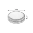 Rabalux TRILLO kültéri szolár lámpa műanyag, áttetsző, LED, 0.3W, 15lm, 4000K, IP65 - 77175