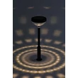 Rabalux MONOR kültéri szolár lámpa műanyag, fekete, áttetsző, LED, 0.1W, 3lm, 3000K, IP44 - 77177