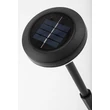 Rabalux MONOR kültéri szolár lámpa műanyag, fekete, áttetsző, LED, 0.1W, 3lm, 3000K, IP44 - 77177