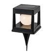 Rabalux HOLNE kültéri szolár lámpa műanyag, fekete, fehér, LED, 0.3W, 6lm, 2500K-3000K, IP44 - 77188