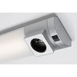 Rabalux SOFT bútormegvilágító fém, műanyag, ezüst, fehér, LED, 8W, 4000, 450Lm - 78039