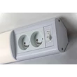Rabalux BATH bútormegvilágító fém, műanyag, ezüst, fehér, LED, 10W, 4000K, 900Lm - 78040