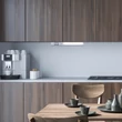 Rabalux BILAL bútormegvilágító fém, műanyag, ezüst, fehér, LED, 18W, 4000K, 1750Lm - 78042