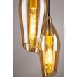 Rabalux BULB izzó fém, üveg, borostyán, E27, 5W, 3000K, 300Lm - 79007