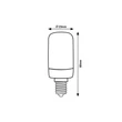 Rabalux BULB izzó fém, üveg, E14, 2W, 4000K, 140Lm - 79030