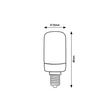 Rabalux BULB izzó fém, üveg, áttetsző, E14, 4W, 4000K, 400Lm - 79090