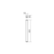 Redo MARKER fali lámpa fém, műanyag, fehér, opál, LED, 10W, 950lm, 4000K, IP44 - 01-1392