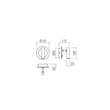 Redo CLOSER fali lámpa fém, fehér, LED, 6W, 378lm, 3000K - 01-3089
