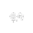 Redo CLOSER fali lámpa fém, fekete, LED, 6W, 378lm, 3000K - 01-3092