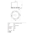 Redo SINCLAIR függeszték fém, üveg, fekete, áttetsző, LED, 3000K, 74.4W, 5885lm - 01-3310