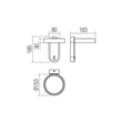 Redo KEEN fali lámpa fém, fehér, LED, 6W, 440lm, 3000K - 01-3763
