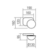Redo LUMIEN mennyezeti lámpa fém, üveg, fehér, LED, 7W, 366lm, 2700K-3000K - 01-4322