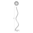 Redo TORSION asztali lámpa fém, fekete, LED, 11W, 1442lm, 2700K-3000K-4000K - 01-4371