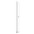 Redo CRISP fali lámpa fém, barna, LED, 6.6W, 325lm, 2700K - 01-4506