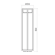 Redo MAX kültéri állólámpa fém, műanyag, szürke, áttetsző, LED, 15W, 711lm, 3000K, IP65 - 90677