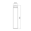 Redo XGROW kültéri állólámpa fém, szürke, LED, 24W, 1598lm, 2700K, IP65 - 90786-DALI