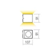 Redo TEKO kültéri fali lámpa fém, barna, LED, 13.8W, 951lm, 2700K, IP65 - 90800