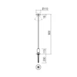 Redo ELFIC leszúrható kültéri lámpa fém, barna, LED, 12W, 677lm, 2700K, IP54 - 90851