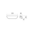 Redo LID kültéri fali lámpa beton, barna, LED, 8.8W, 652lm, 2700K, IP65 - 91132